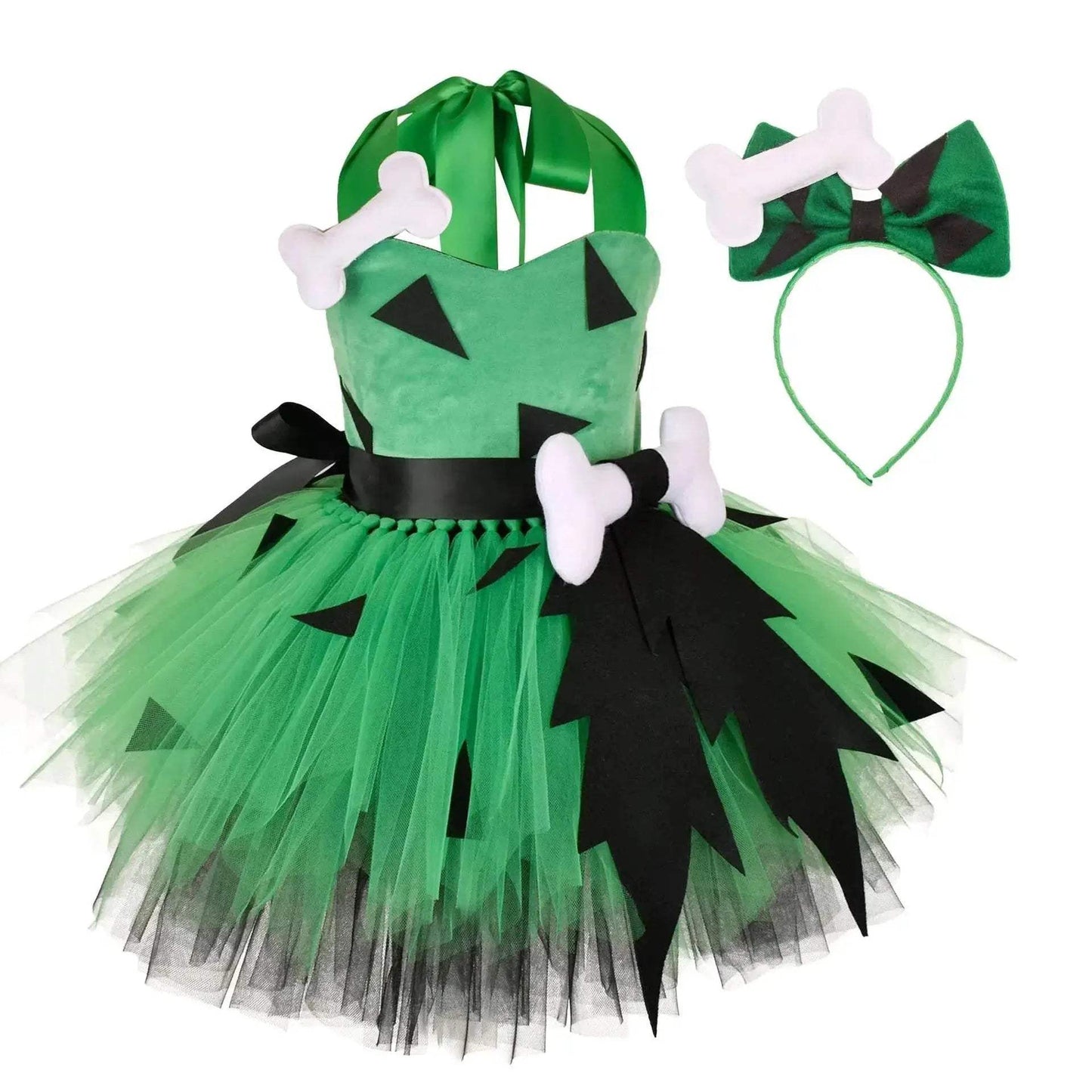 Pebbles Flintstones Tutu Dress for Girls - Perfect Halloween Costume! - ToylandEU