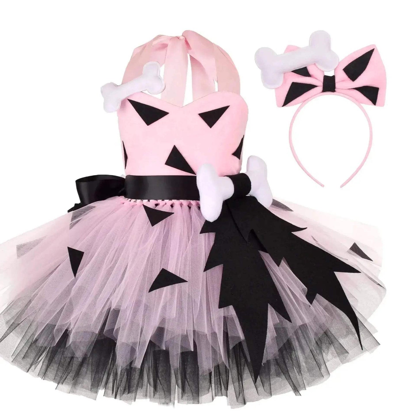 Pebbles Flintstones Tutu Dress for Girls - Perfect Halloween Costume! - ToylandEU