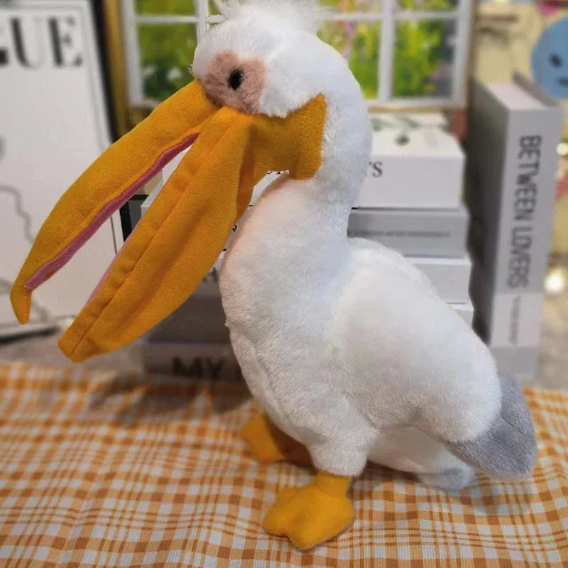 Pelican Plush Toy 35cm Super Soft Bird Companion Gift - ToylandEU