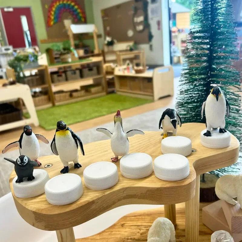  Penguin Figurines Set | PVC Mini Size | Toylandeu™ 
