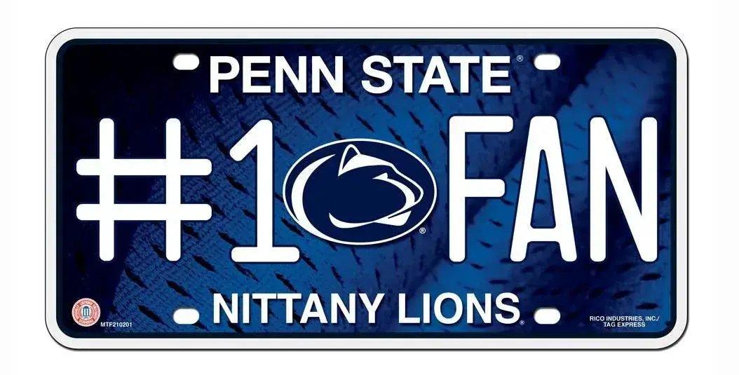  Penn State Nittany Lions Aluminum License Plate No 1 Fan -  ToylandEU™