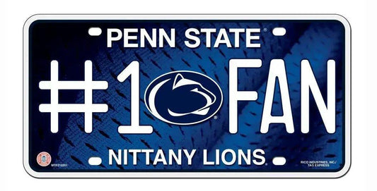  Penn State Nittany Lions Aluminum License Plate No 1 Fan -  ToylandEU™