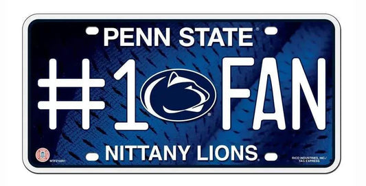  Penn State Nittany Lions Aluminum License Plate No 1 Fan -  ToylandEU™