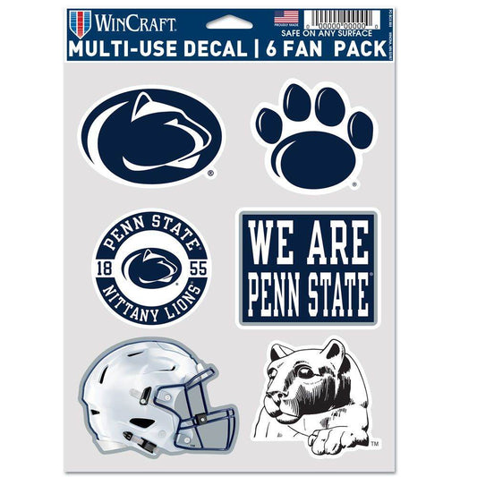 Penn State Nittany Lions Decal Multi Use Fan 6 Pack - ToylandEU