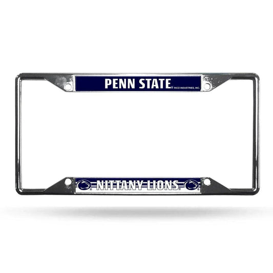  Penn State Nittany Lions License Plate Frame Chrome EZ View -  ToylandEU™