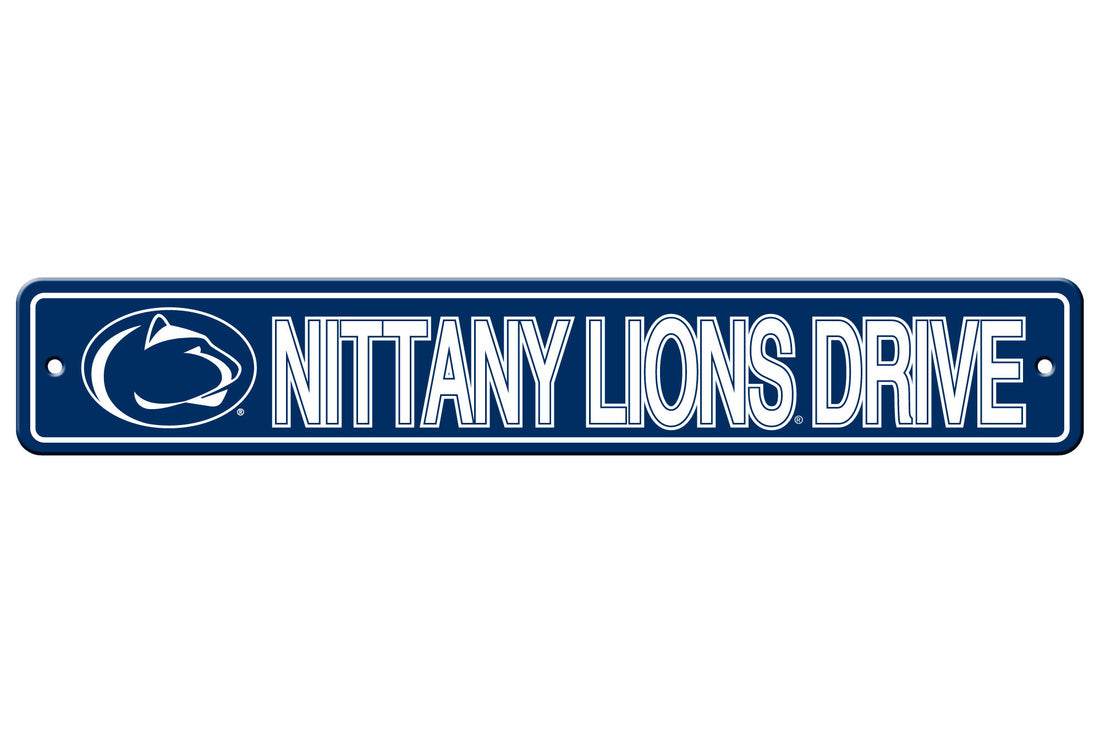 Penn State Nittany Lions Plastic Street Sign 4x24 Inches - ToylandEU