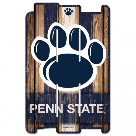 Penn State Nittany Lions Sign 11x17 Wood Fence Style - ToylandEU