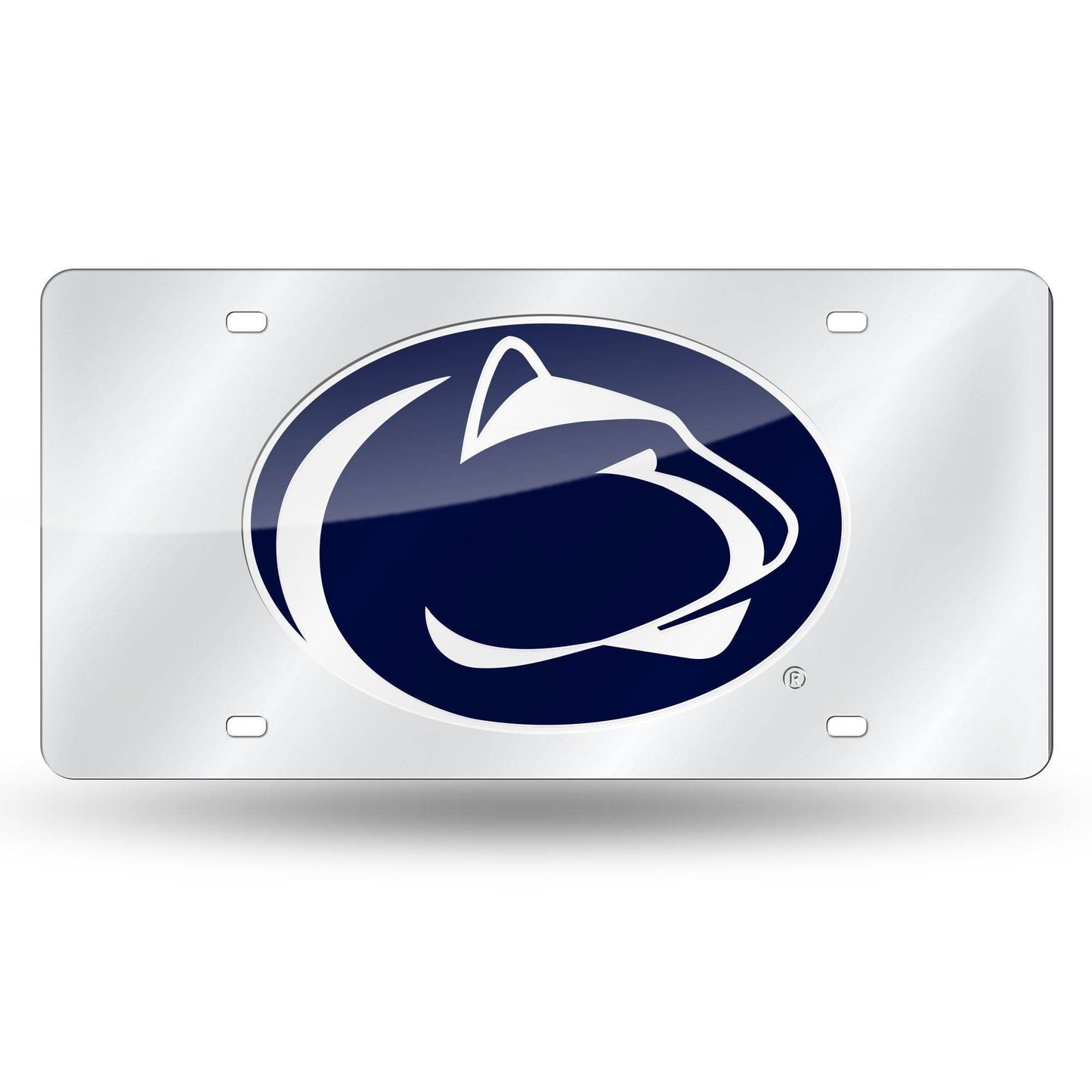 Penn State Nittany Lions Silver Laser Cut License Plate - ToylandEU