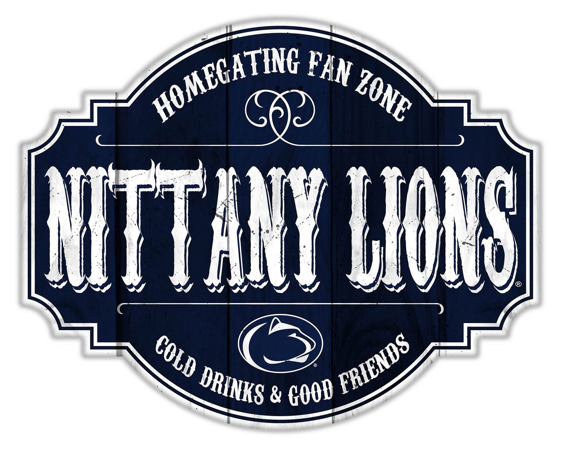 Penn State Nittany Lions Wood Sign 12 Inch Home Tavern - ToylandEU