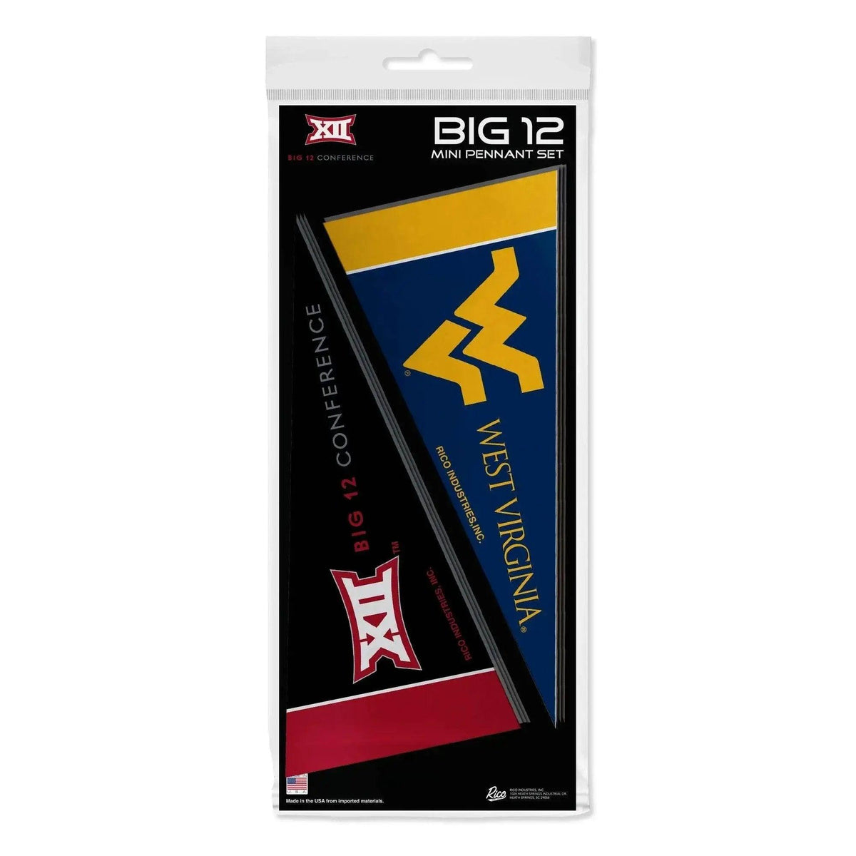  Big 12 Mini Pennant Set 2024 Officially Licensed Rico -  ToylandEU™