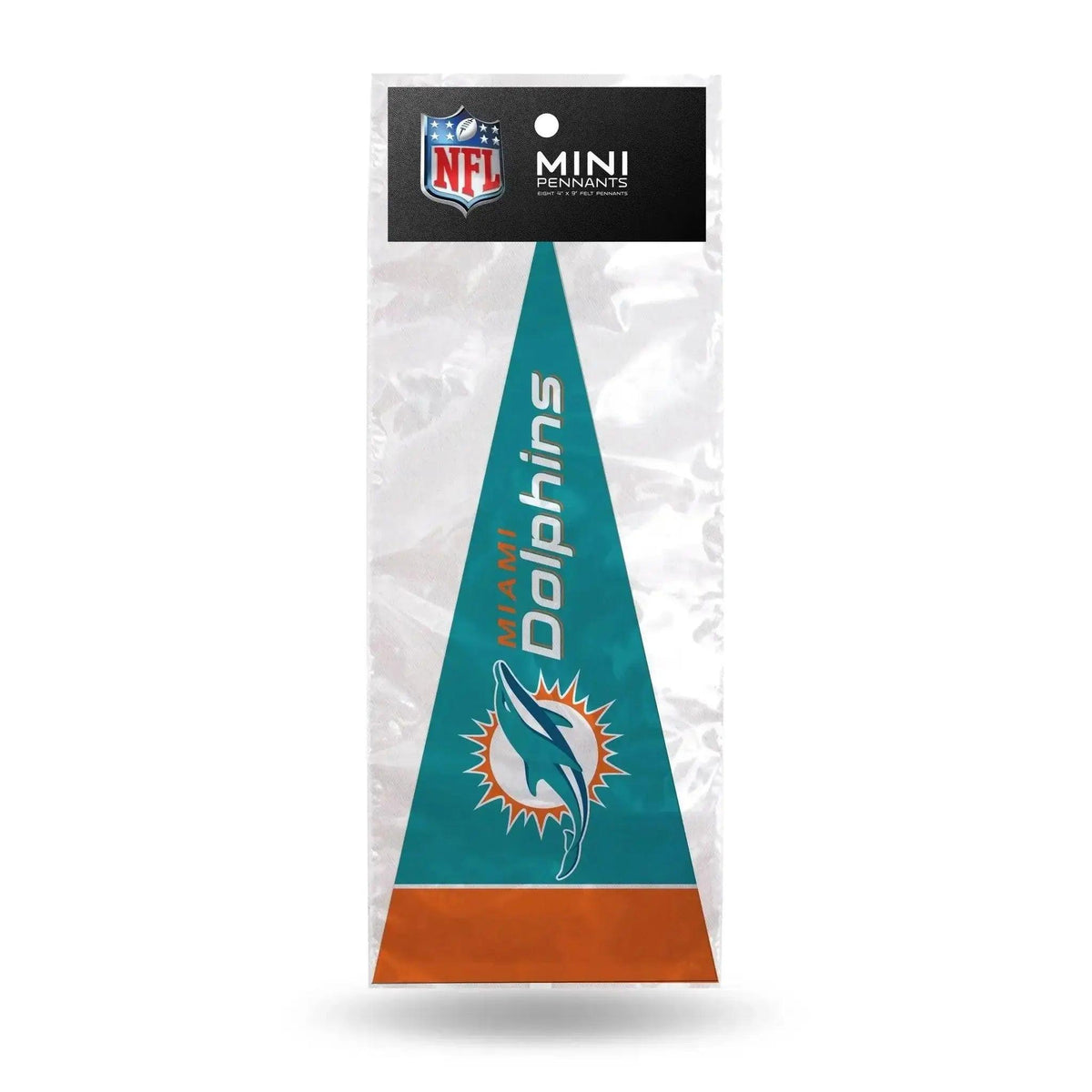  Miami Dolphins Mini Pennant Set 8 Piece Alternate Felt -  ToylandEU™