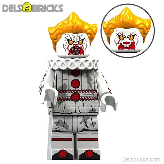 Pennywise Lego Minifigures It 2017 Collectible Horror Figurine - ToylandEU