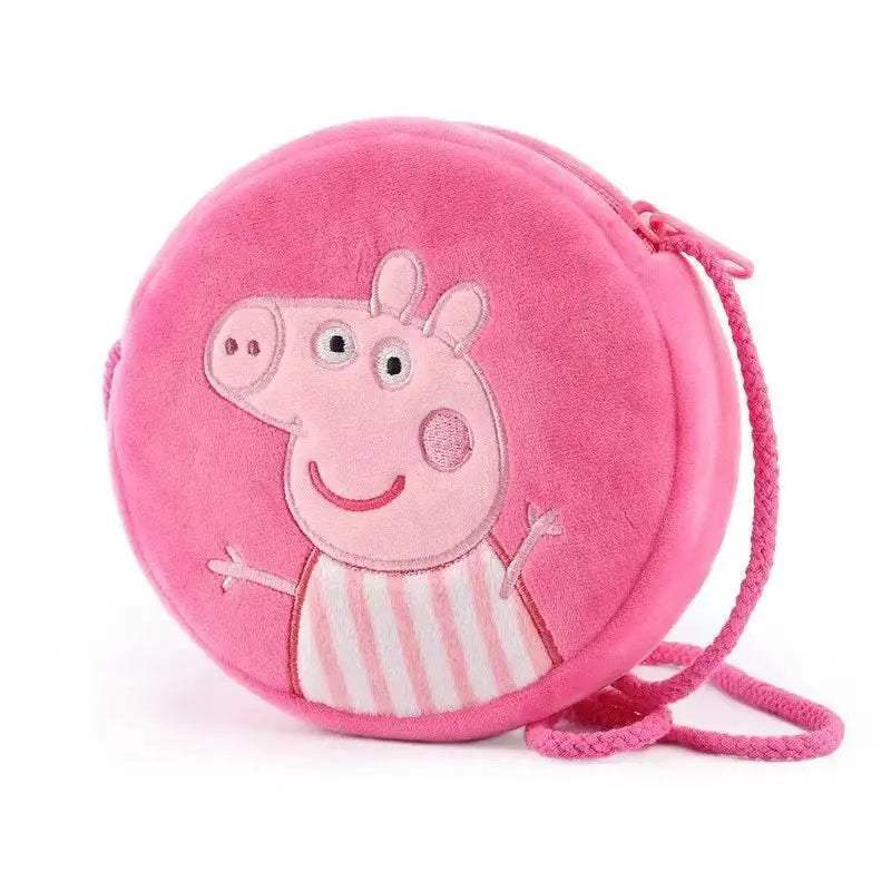  Peppa Pig Kawaii Plush Backpack with George Coin Purse - Cute Cartoon  -  ToylandEU™