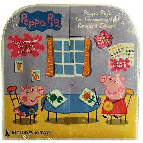 Peppa Pig Reward Chart with Hidden Door Surprises For Toddlers - ToylandEU