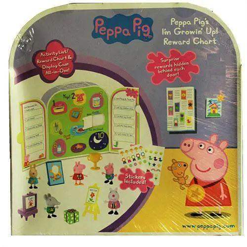 Peppa Pig Reward Chart with Hidden Door Surprises For Toddlers - ToylandEU