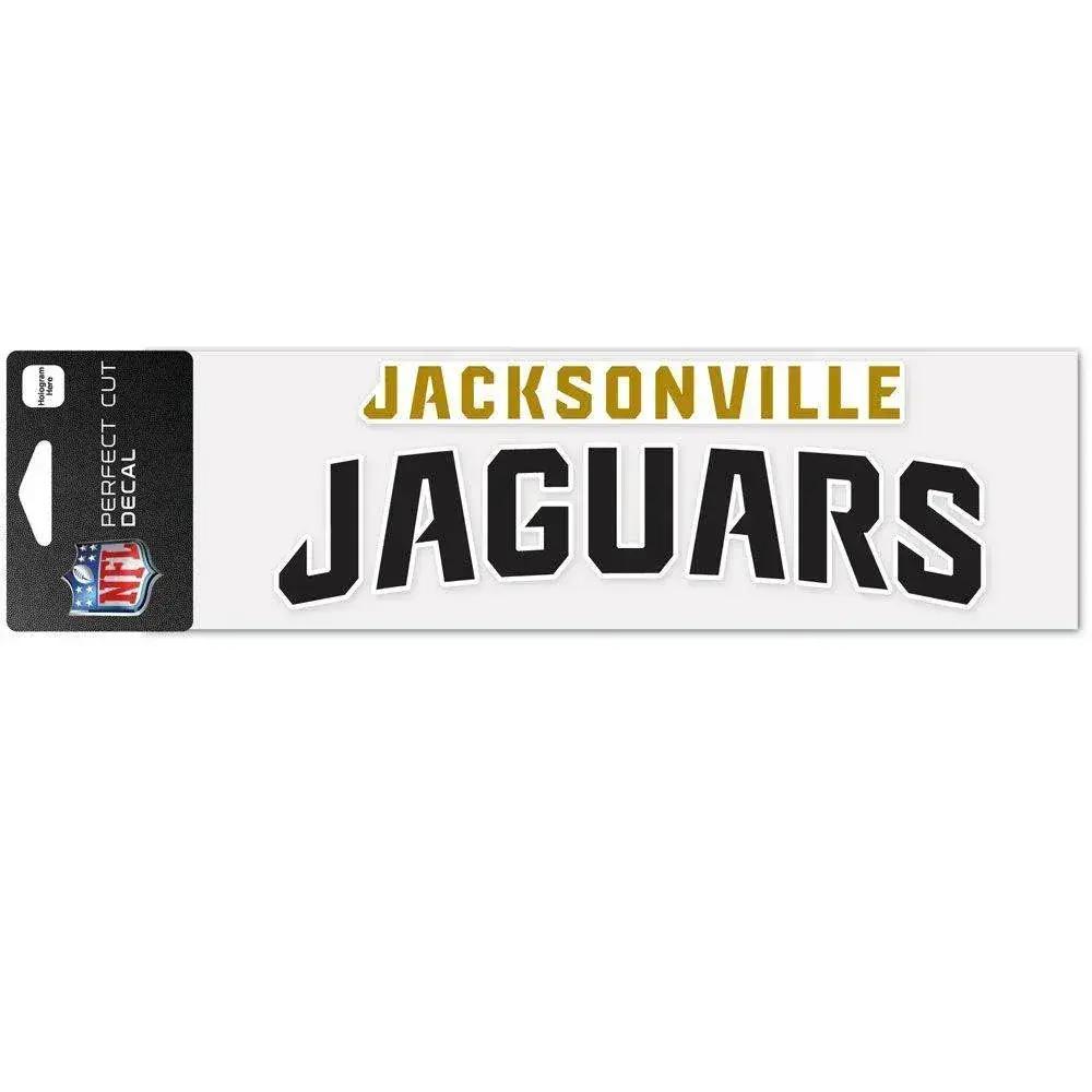  Jacksonville Jaguars Decal 3x10 Perfect Cut Wordmark Color -  ToylandEU™