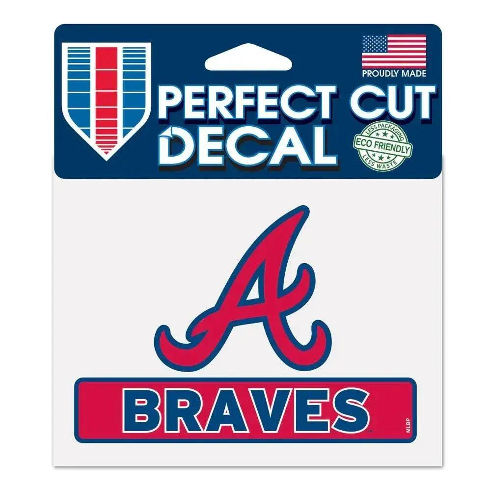  Atlanta Braves Decal 4.5x5.75 Perfect Cut Color Vinyl -  ToylandEU™