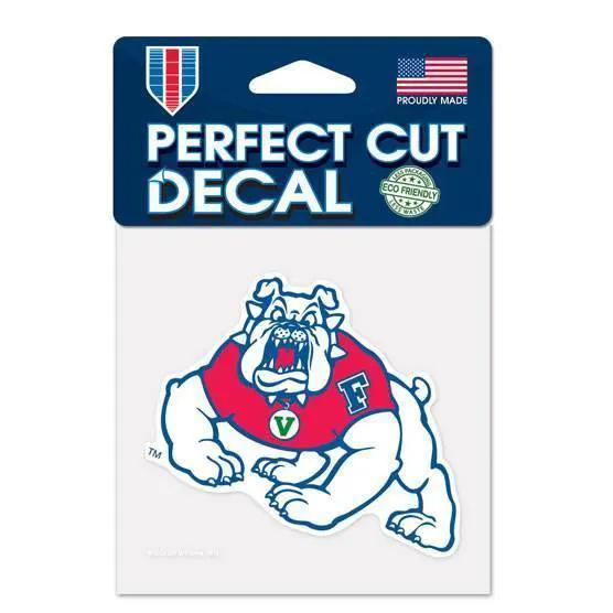  Fresno State Bulldogs Decal 4x4 Perfect Cut Color Vinyl -  ToylandEU™