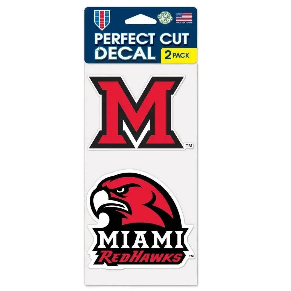  Miami Ohio RedHawks Decal Outdoor 4x4 Perfect Cut Set Of 2 -  ToylandEU™