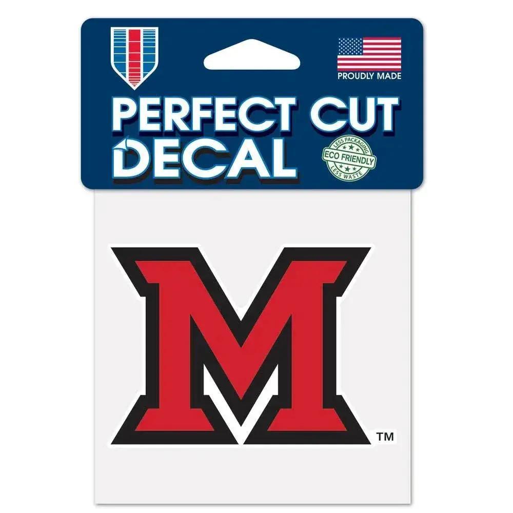  Miami University RedHawks Decal 4x4 Perfect Cut Color -  ToylandEU™