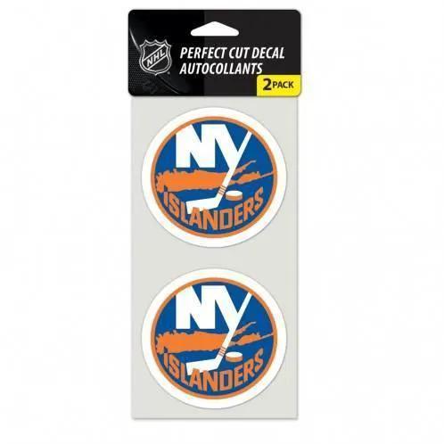  New York Islanders 4x4 Decal Set of 2 Perfect Cut Decals -  ToylandEU™
