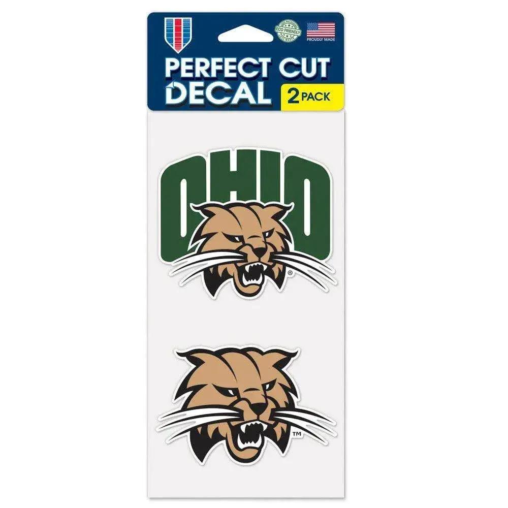  Ohio Bobcats Vehicle Decal 4x4 Perfect Cut Set of 2 -  ToylandEU™