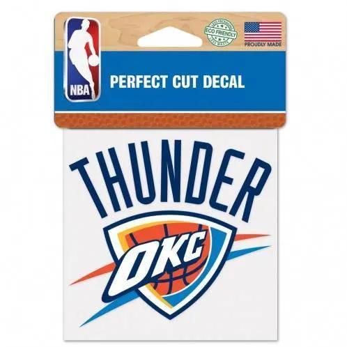  Oklahoma City Thunder Decal 4x4 Perfect Cut Color Outdoor -  ToylandEU™