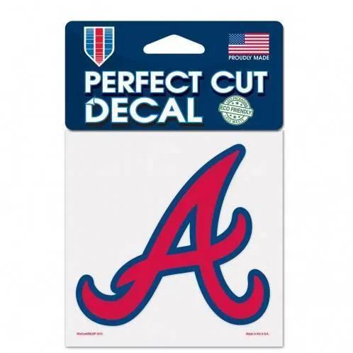  Atlanta Braves 4x4 Perfect Cut Color Outdoor Vinyl Decal -  ToylandEU™