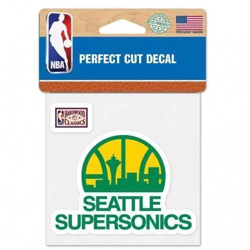  Seattle Sonics 4x4 Perfect Cut Color Decal Outdoor Vinyl -  ToylandEU™