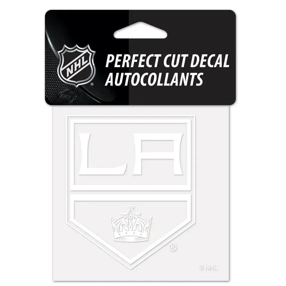  Los Angeles Kings White 4x4 Perfect Cut Decal Vinyl Sticker -  ToylandEU™