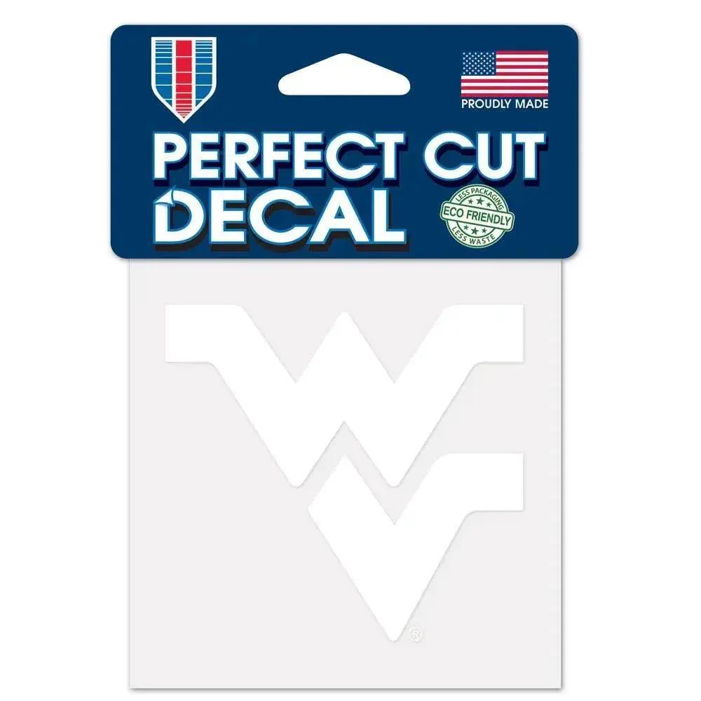  West Virginia Mountaineers White 4x4 Decal Perfect Cut -  ToylandEU™
