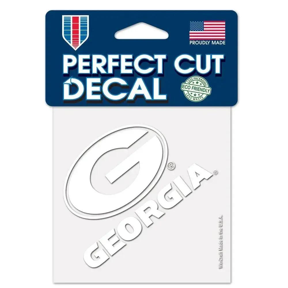  Georgia Bulldogs Decal 4x4 Perfect Cut White Vinyl Sticker -  ToylandEU™
