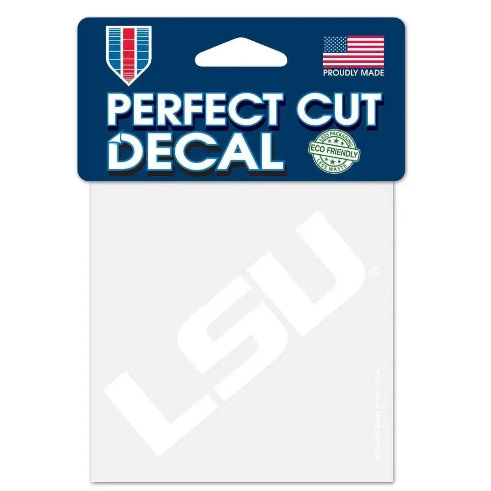  LSU Tigers Decal 4x4 Perfect Cut White Vinyl Sticker -  ToylandEU™