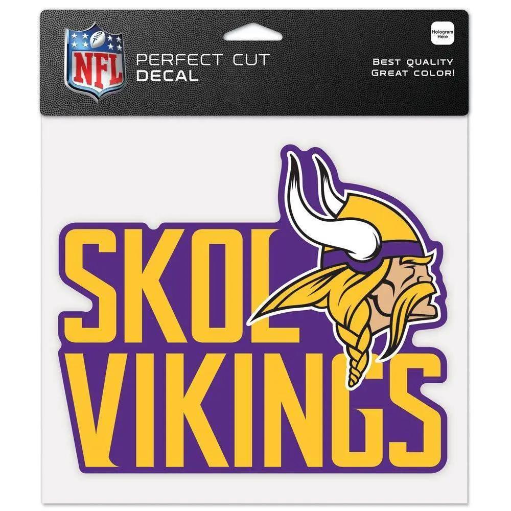  Minnesota Vikings 8x8 Perfect Cut Decal Color Slogan -  ToylandEU™