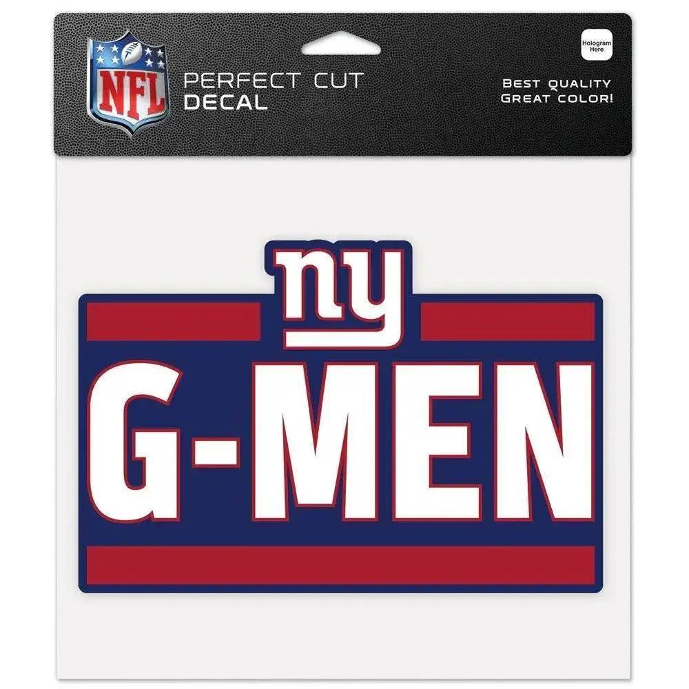  New York Giants 8x8 Perfect Cut Colorful Decal Slogan -  ToylandEU™