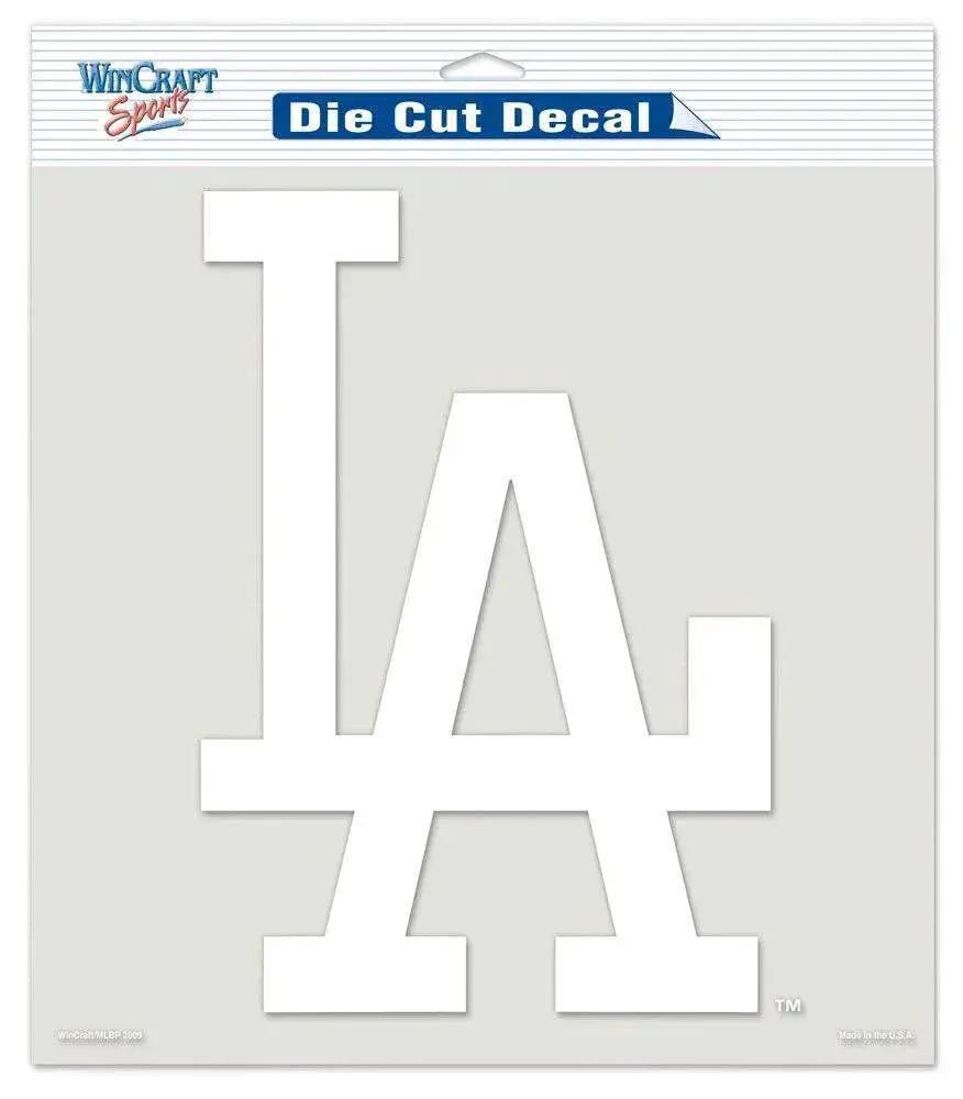  Los Angeles Dodgers 8x8 White Perfect Cut Decal Outdoor -  ToylandEU™