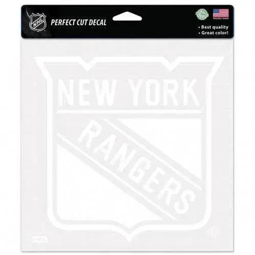  New York Rangers 8x8 White Perfect Cut Vinyl Decal For Cars -  ToylandEU™