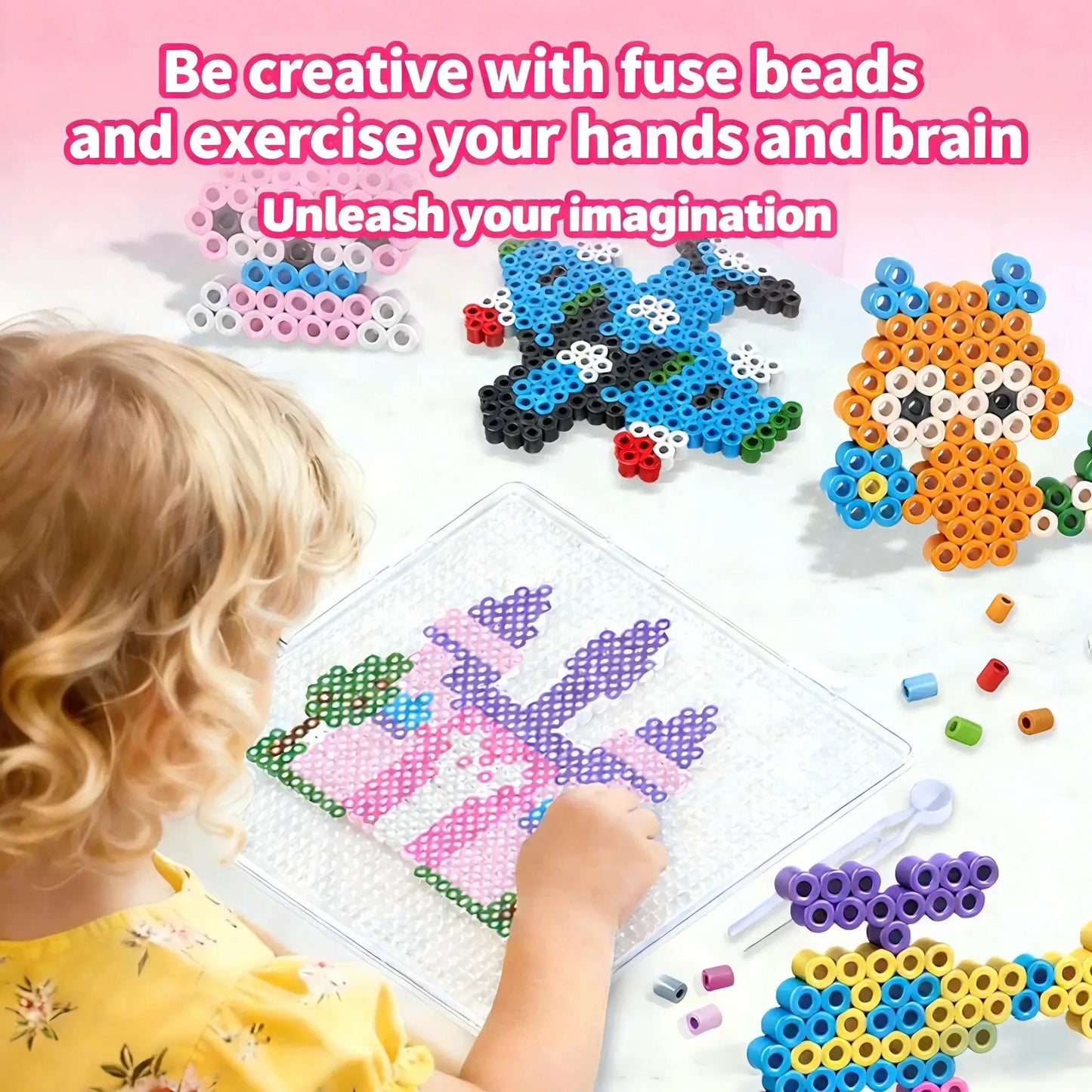 Perler Beads 24 And 48 Colors Kit For Creative DIY - ToylandEU