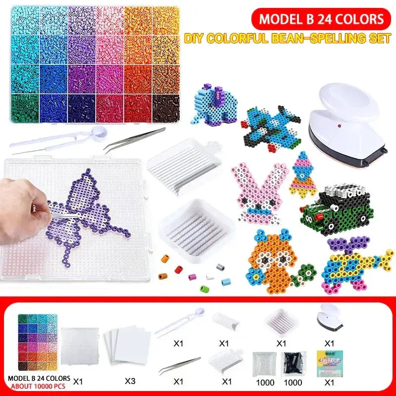 Perler Beads 24 And 48 Colors Kit For Creative DIY - ToylandEU