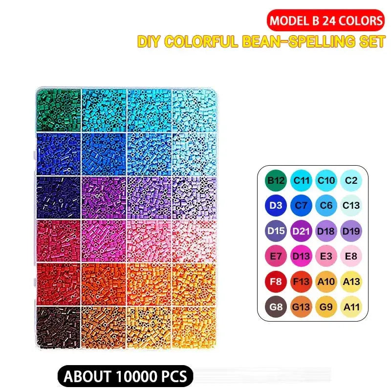 Perler Beads 24 And 48 Colors Kit For Creative DIY - ToylandEU