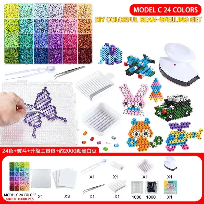 Perler Beads 24 And 48 Colors Kit For Creative DIY - ToylandEU