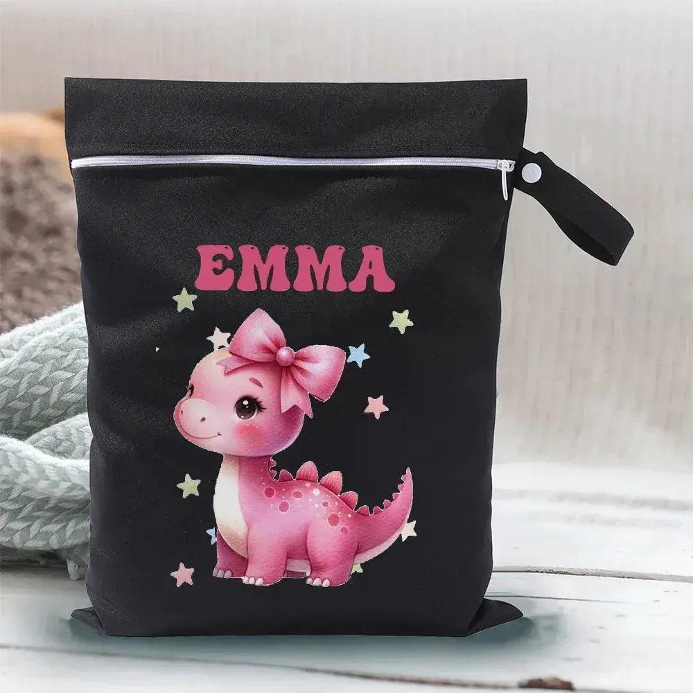  Personalised Diaper Bag Dinosaur With Name Waterproof -  ToylandEU™