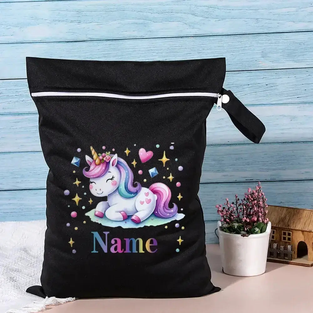 Personalised Diaper Bag Dinosaur With Name Waterproof Wet Dry Bags - ToylandEU