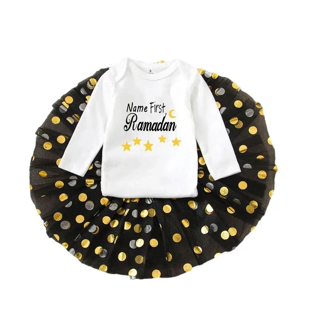  Personalised First Eid Tutu Dress 2 Piece Toyland EU -  ToylandEU™