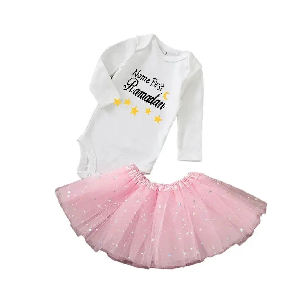  Personalised First Eid Tutu Dress 2 Piece Toyland EU -  ToylandEU™