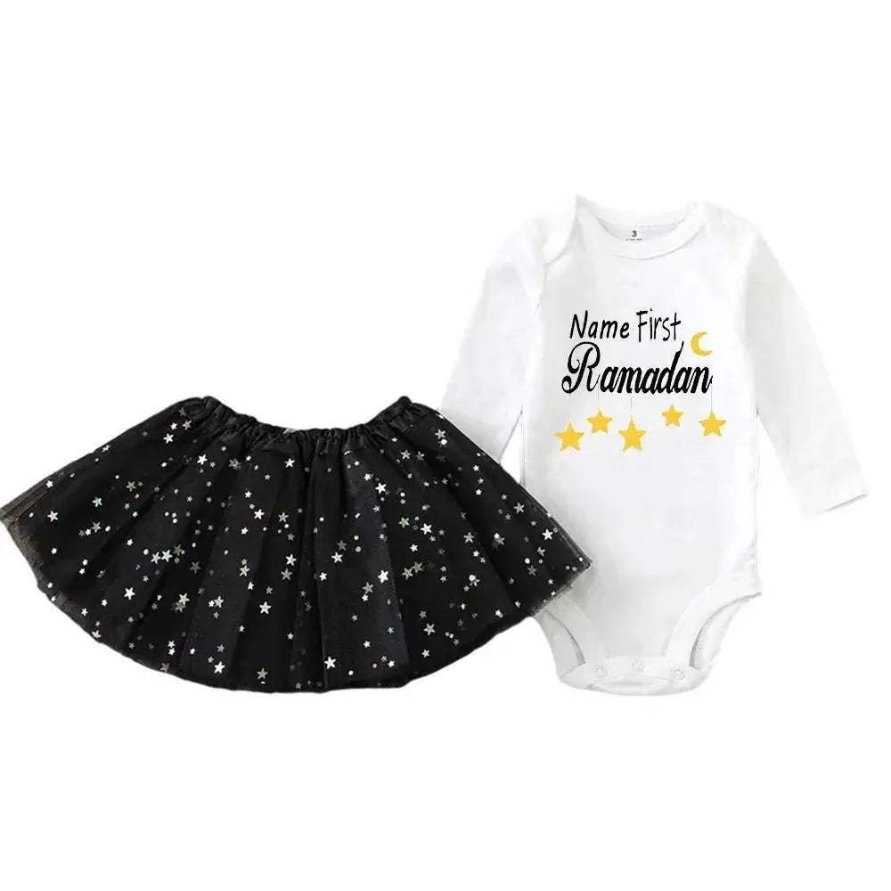  Personalised First Eid Tutu Dress 2 Piece Toyland EU -  ToylandEU™