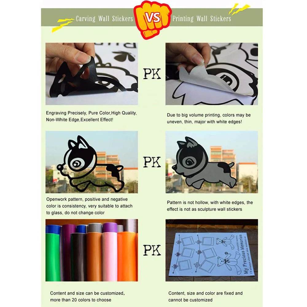 Personalised Wall Sticker Custom Name Stars For Nursery - ToylandEU