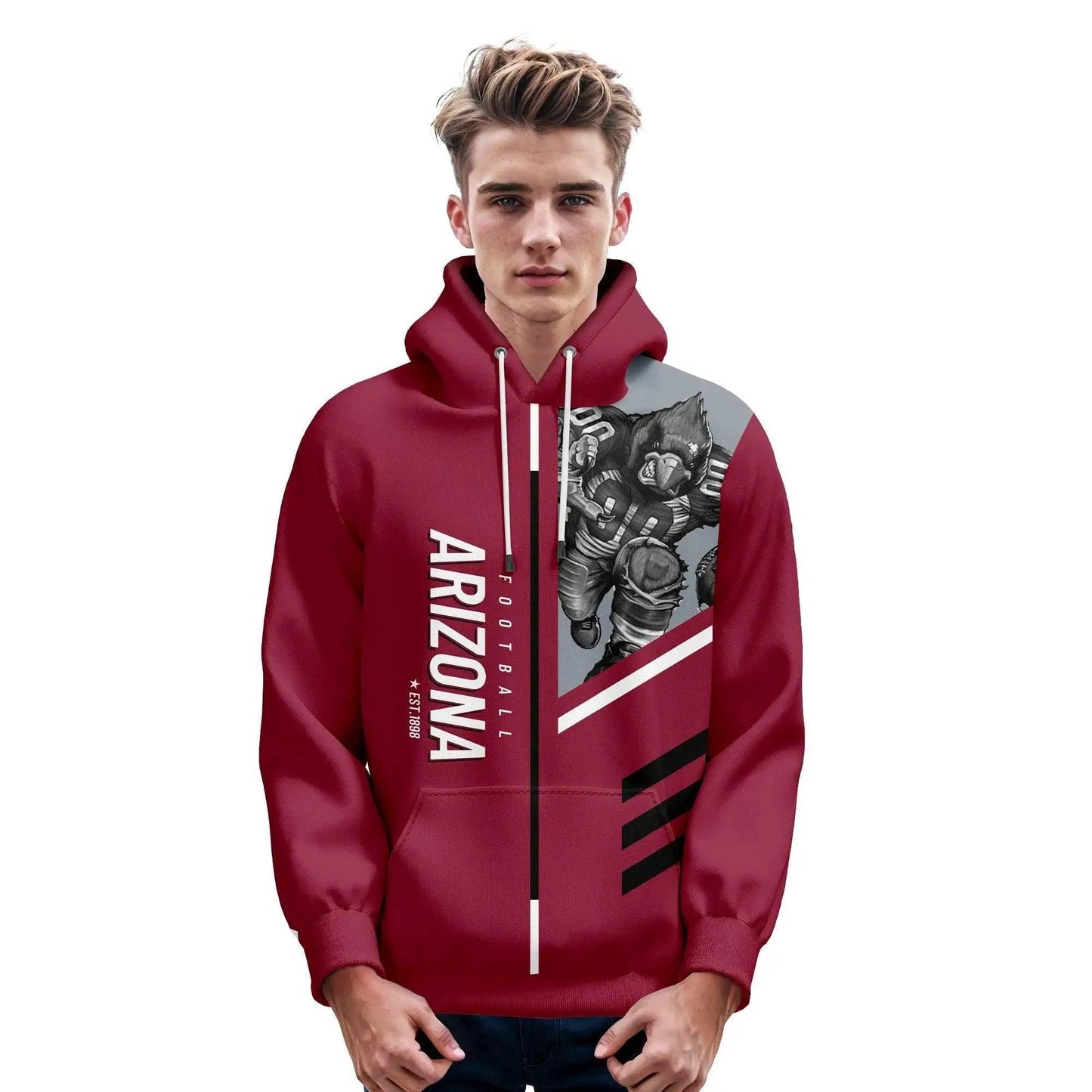  Personalized Arizona City Mascots American Football Hoodies - Custom Name & Number Sweatshirts for Fans, Men, Women, and Youth -  ToylandEU™