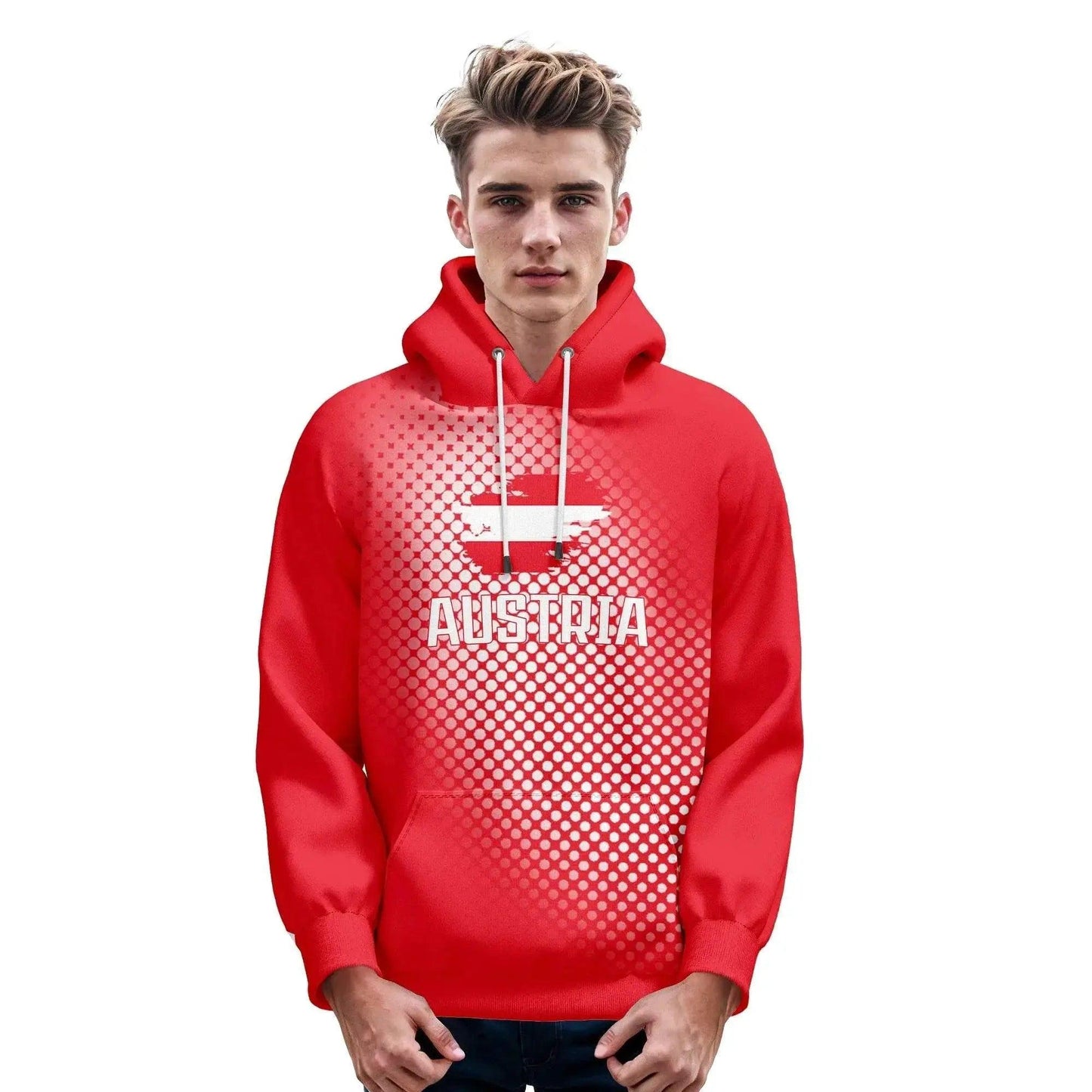  Personalized Austria Flag Soccer Hoodies with Custom Name and Number for Men, Women, and Youth - Perfect Football Team Gift (Sizes S-5XL) -  ToylandEU™