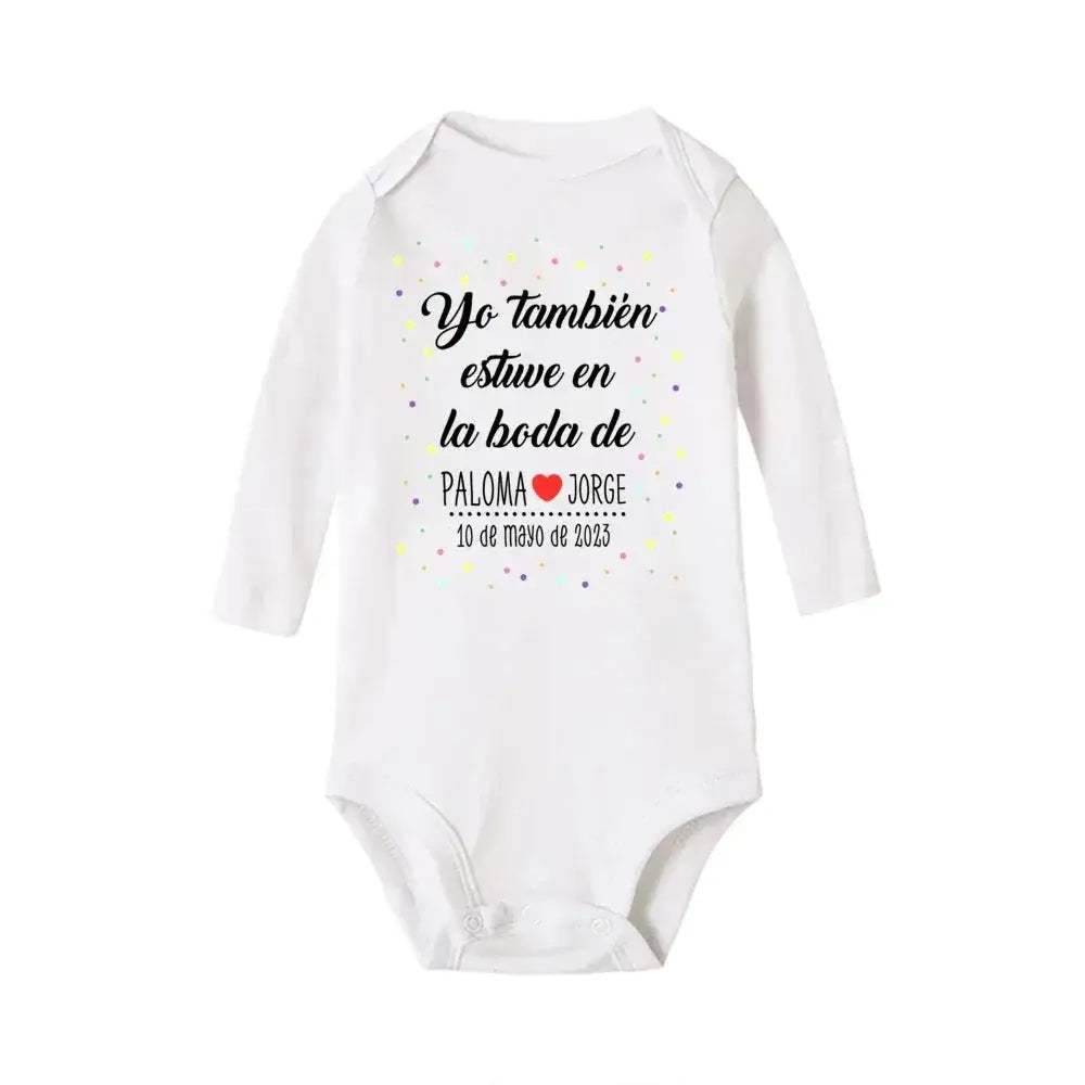 Personalized Baby Bodysuit With Custom Name For Weddings - ToylandEU